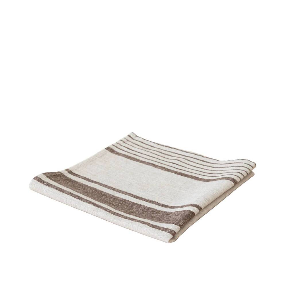 NEW LINENME linen napkin - set of 4 in choco provence